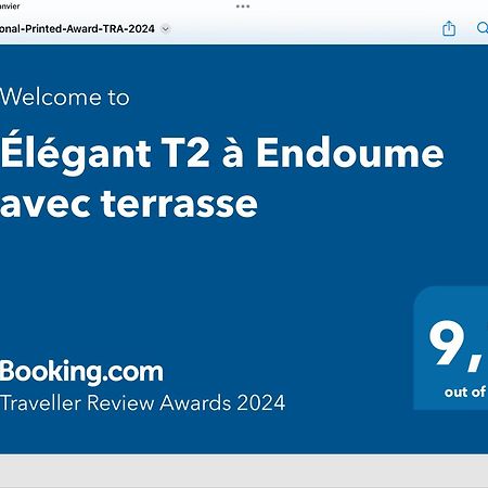 Apartamento Elegant T2 A Endoume Avec Terrasse Marsella Exterior foto